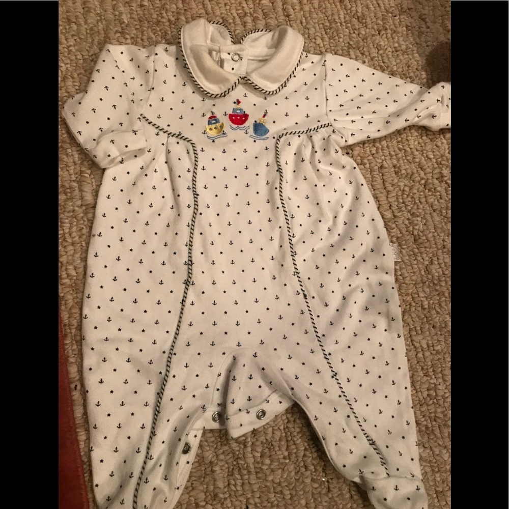 Noah’s Ark Peter Pan Collar Romper